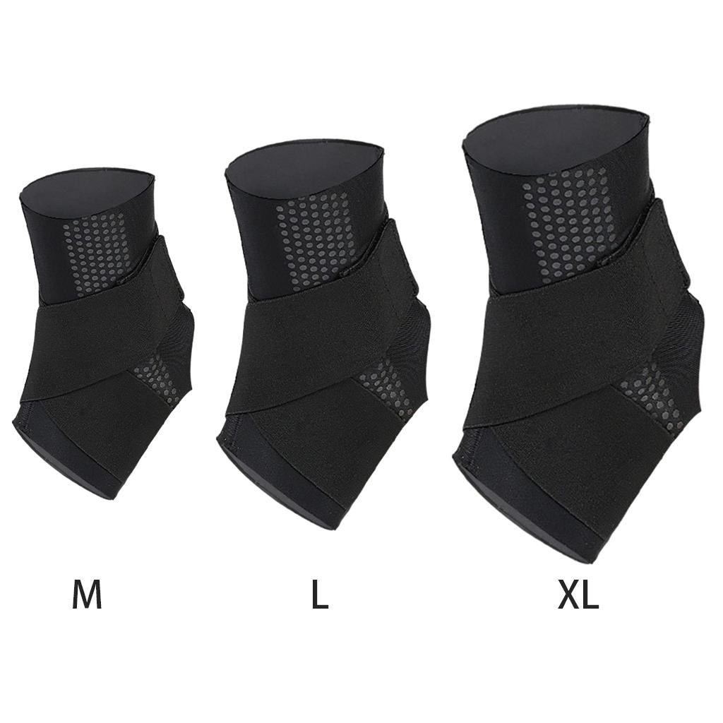 Ankle Brace Compression Sleeve Breathable for Plantar Fasciitis Men Women M
