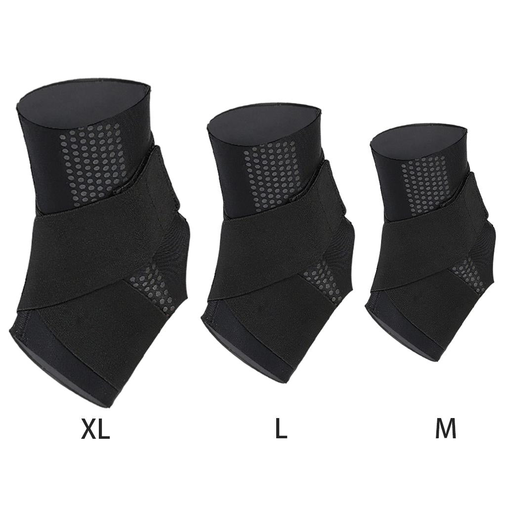 Ankle Brace Compression Sleeve Breathable for Plantar Fasciitis Men Women M
