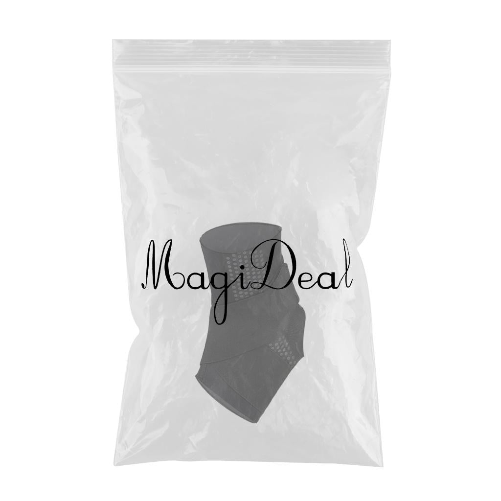 Ankle Brace Compression Sleeve Breathable for Plantar Fasciitis Men Women L