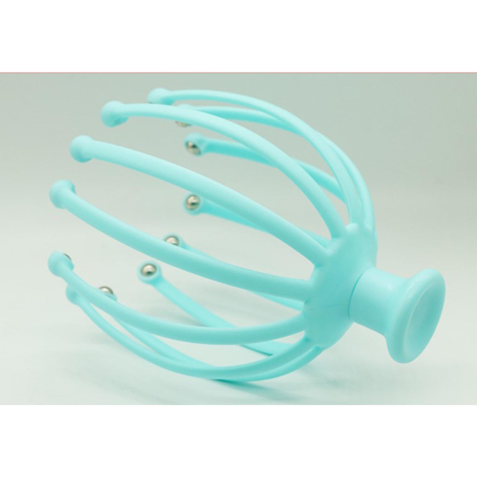 Lightweight Claw Scalp Massager Gifts Hand Held for Home Office Travel Blue