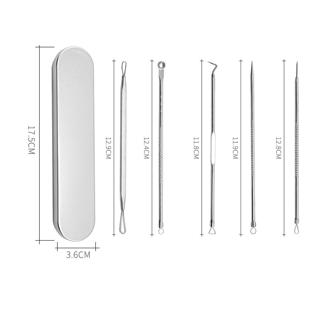 Acne Blackhead Removal Kit Extractio Kit for Zit Removing Whitehead Popping 8 Pieces