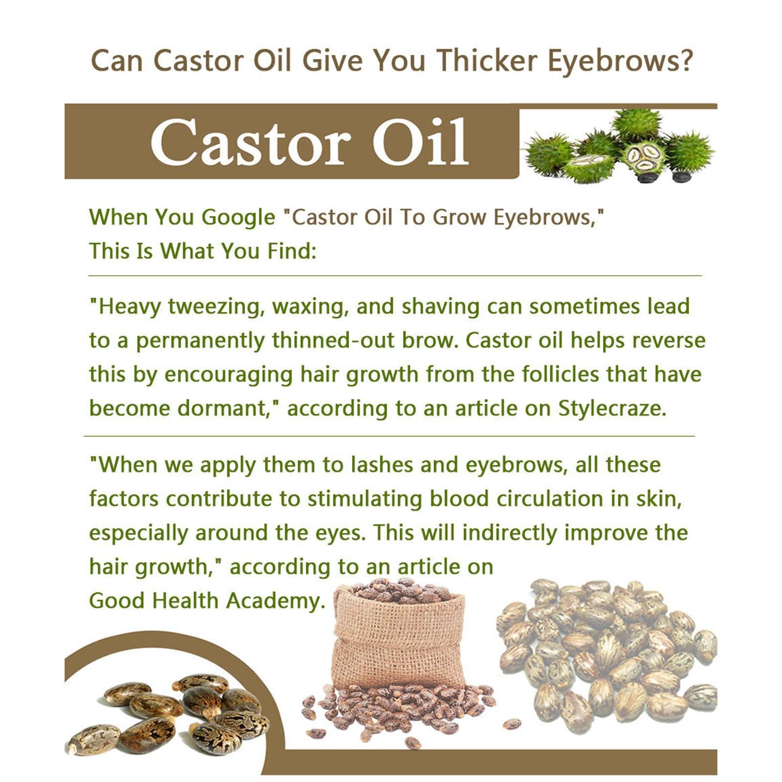 Castor Oil Eyelashes Growth Serum Lift Eye Lashes for Hair Regrowth Lashes