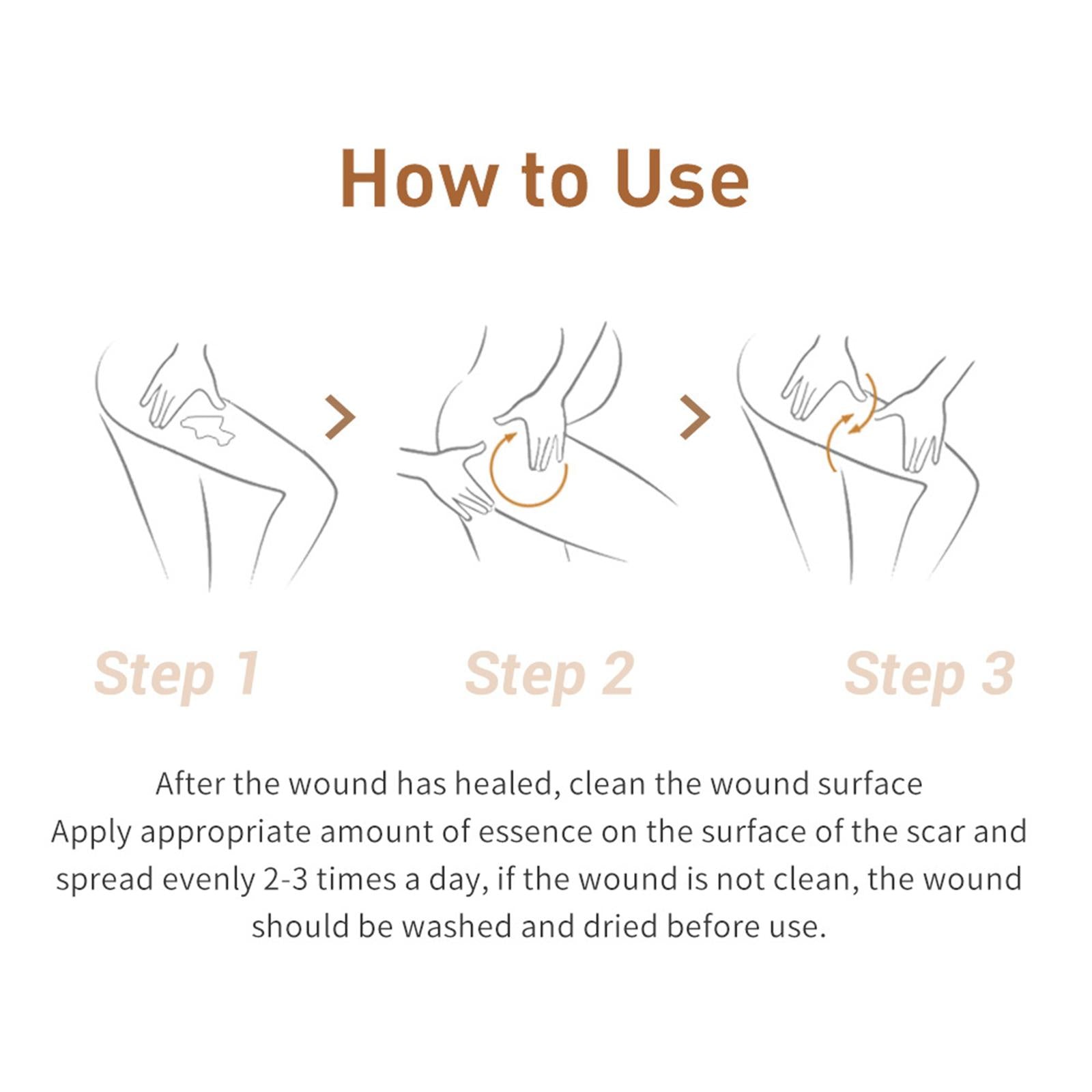 Reduces Marks Scar Serum Moisturized Youthful Skin Scars Marks Skin Care