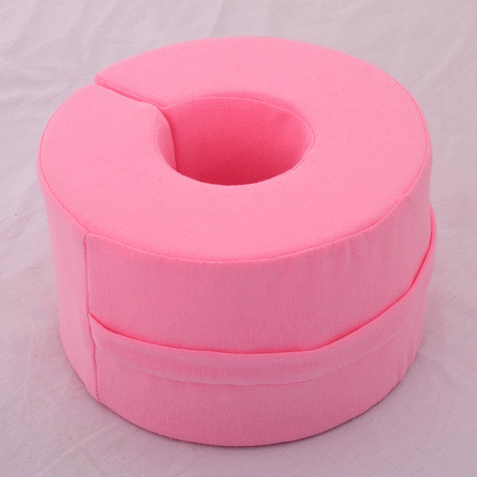 1Pcs Foot Elevation Cushion Donut Foam Anti-Bedsore for Knee Ankle Recovery Pink