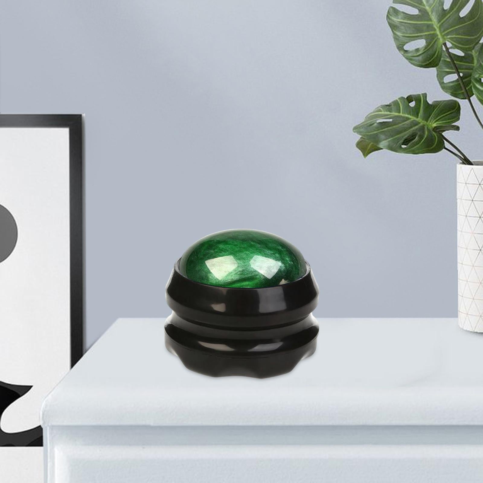 PP Manual Massage Roller Ball for Pain Relieving Relaxation Back Body Green