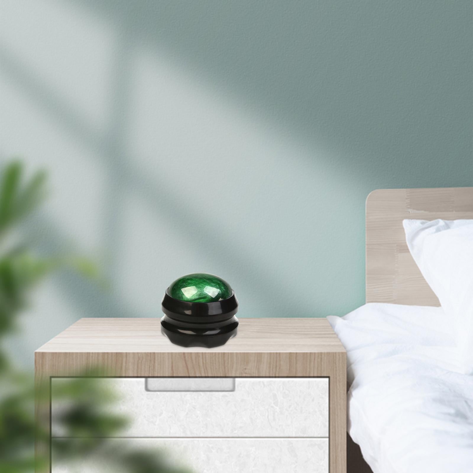 PP Manual Massage Roller Ball for Pain Relieving Relaxation Back Body Green