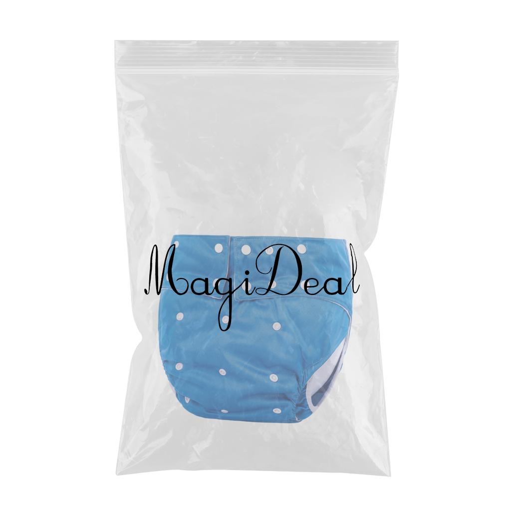 Adult Diaper Washable Incontinence for Old People Odor Free Waist Large Size Blue