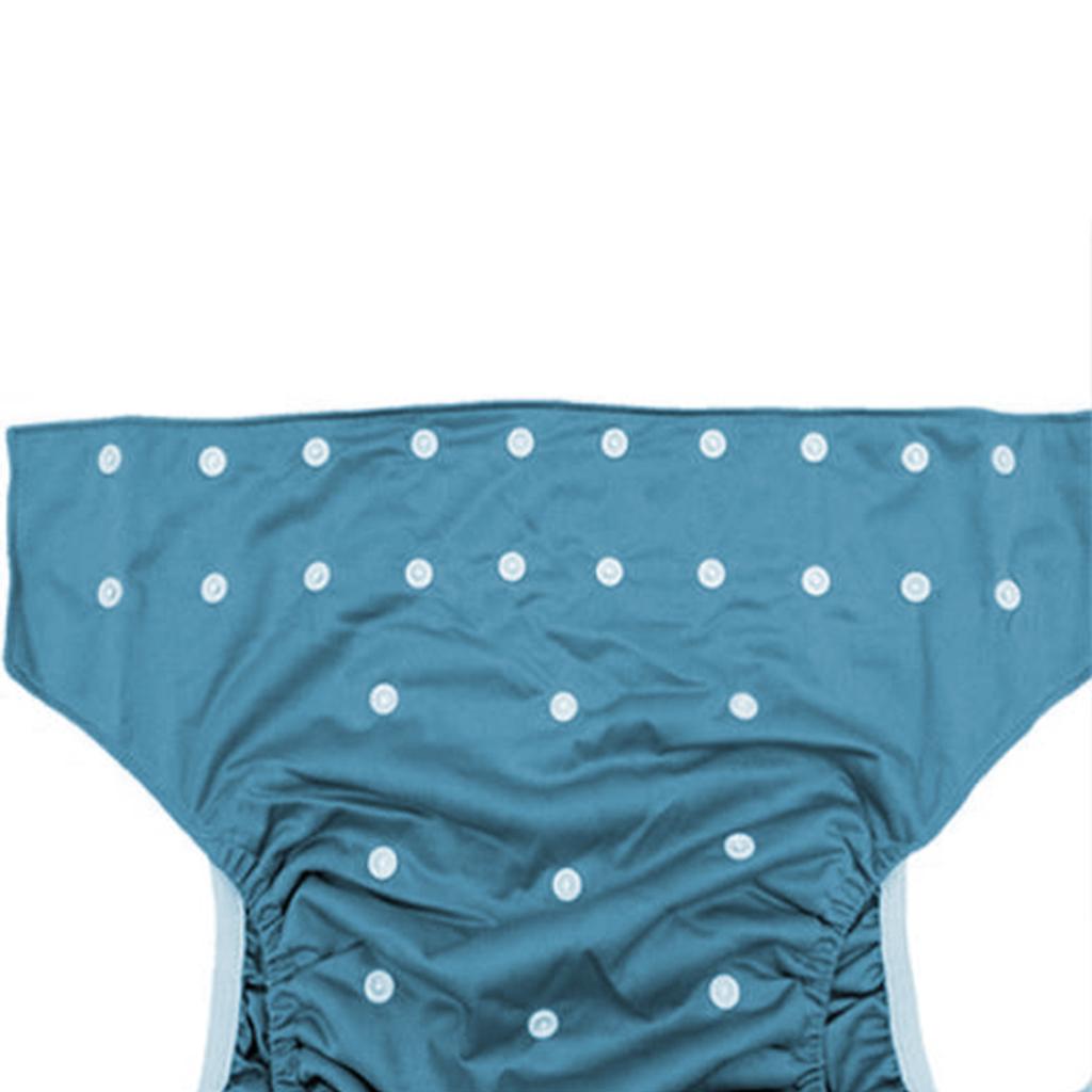 Adult Diaper Washable Incontinence for Old People Odor Free Waist Large Size Light Blue