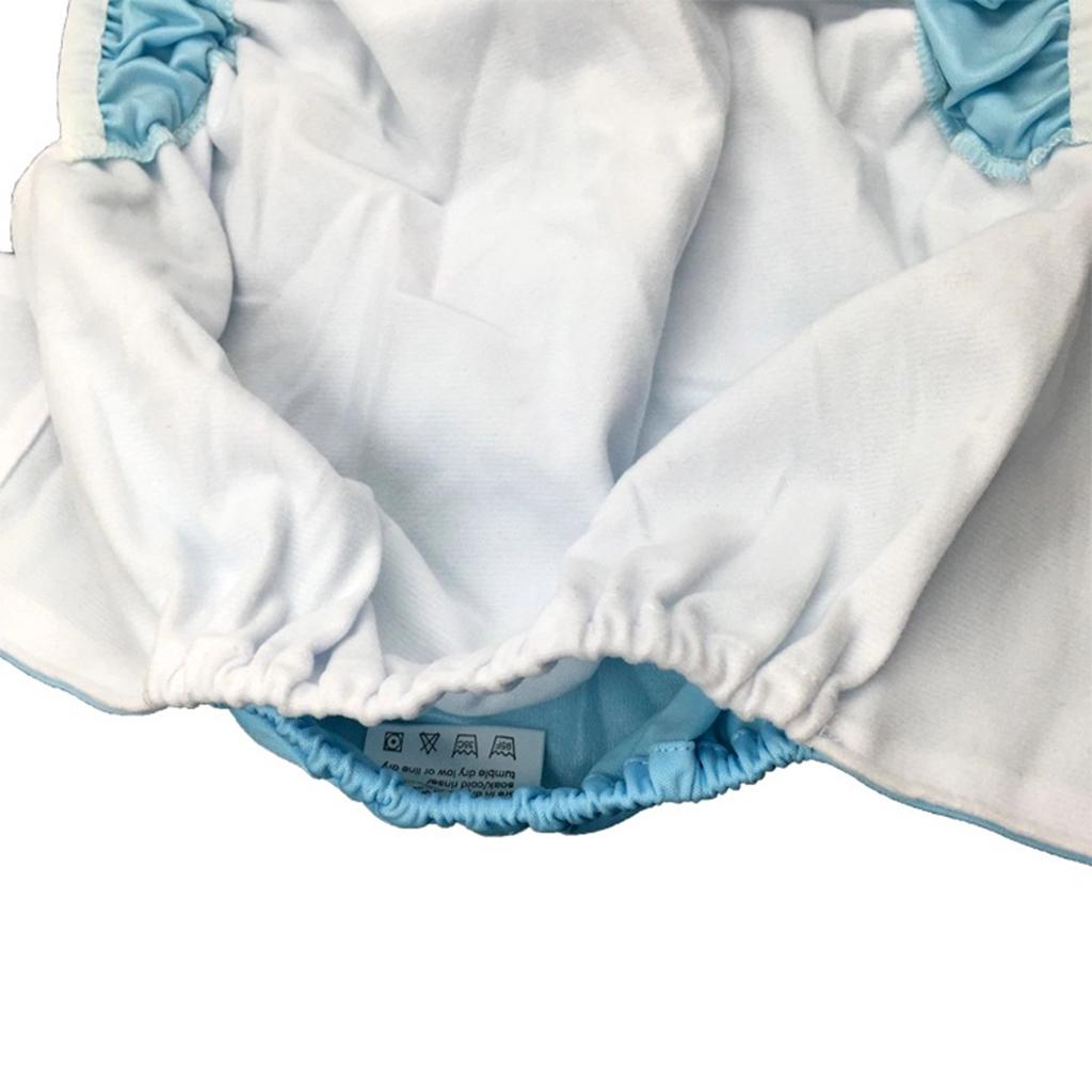 Adult Diaper Washable Incontinence for Old People Odor Free Waist Large Size Light Blue
