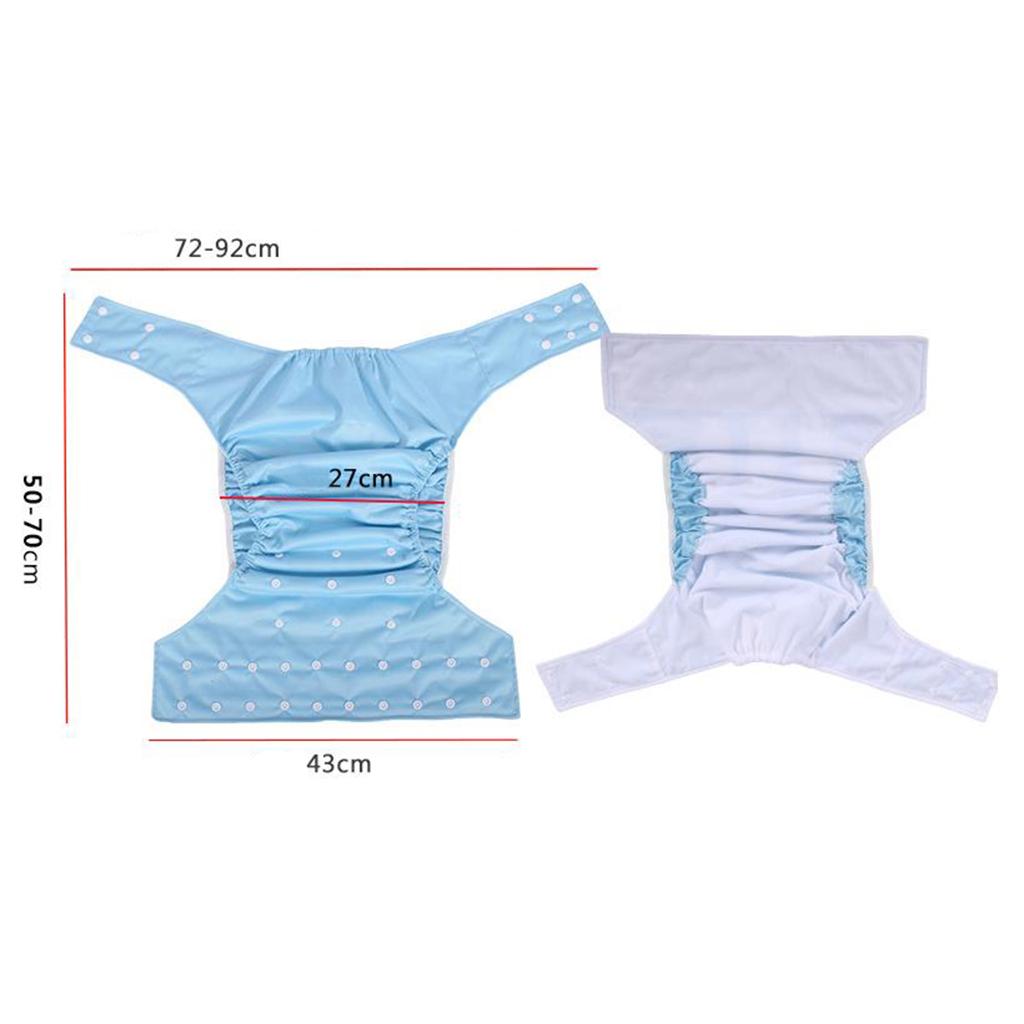 Adult Diaper Washable Incontinence for Old People Odor Free Waist Large Size Purple