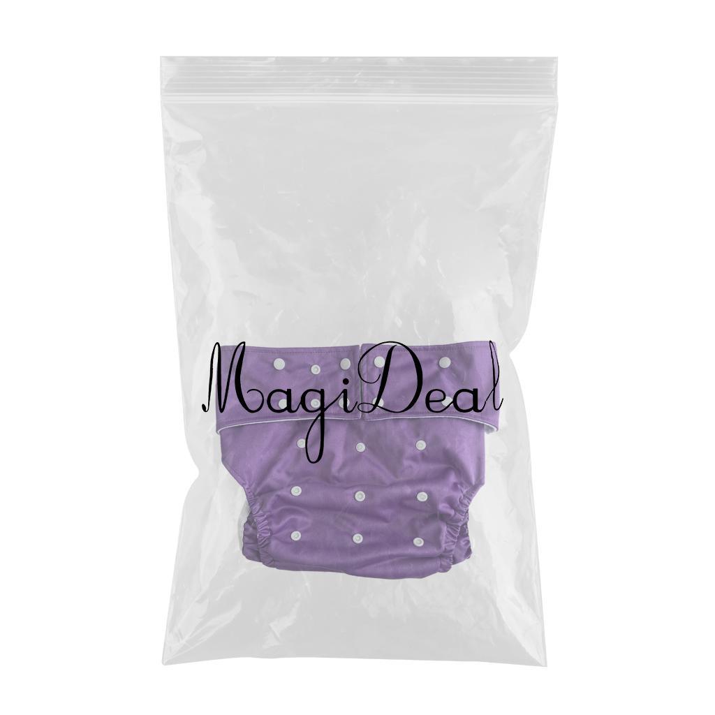 Adult Diaper Washable Incontinence for Old People Odor Free Waist Large Size Purple