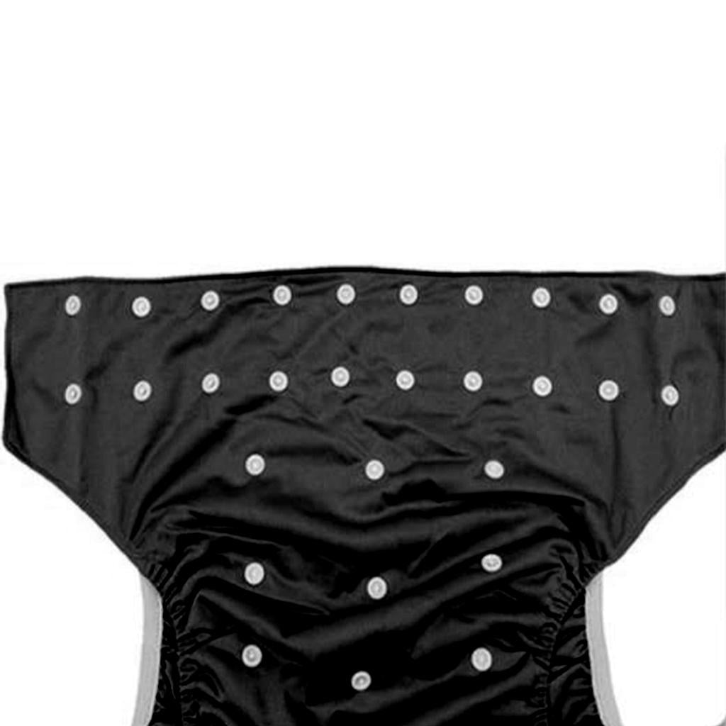 Adult Diaper Washable Incontinence for Old People Odor Free Waist Large Size Black