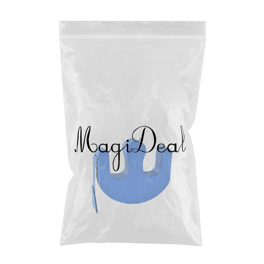 Elderly Turnover Device U Pillow Lying in Bed Assistant Blue with Strap