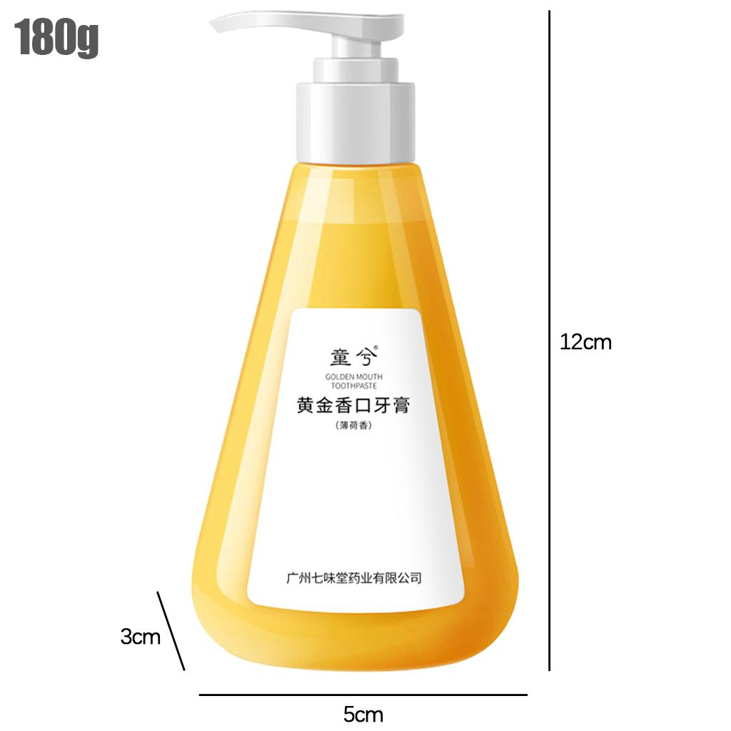 180g Toothpaste Oral Cavity Care Bright Teeth Fresh Breath for Women Elderly