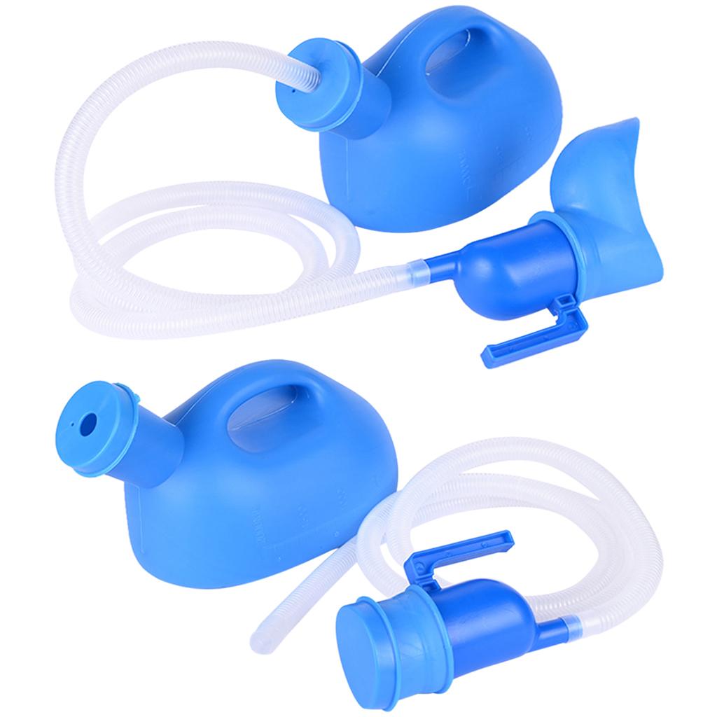2000ml Urinal Bottle with 1.6M Tube Emergency Funnel for Wheelchair men