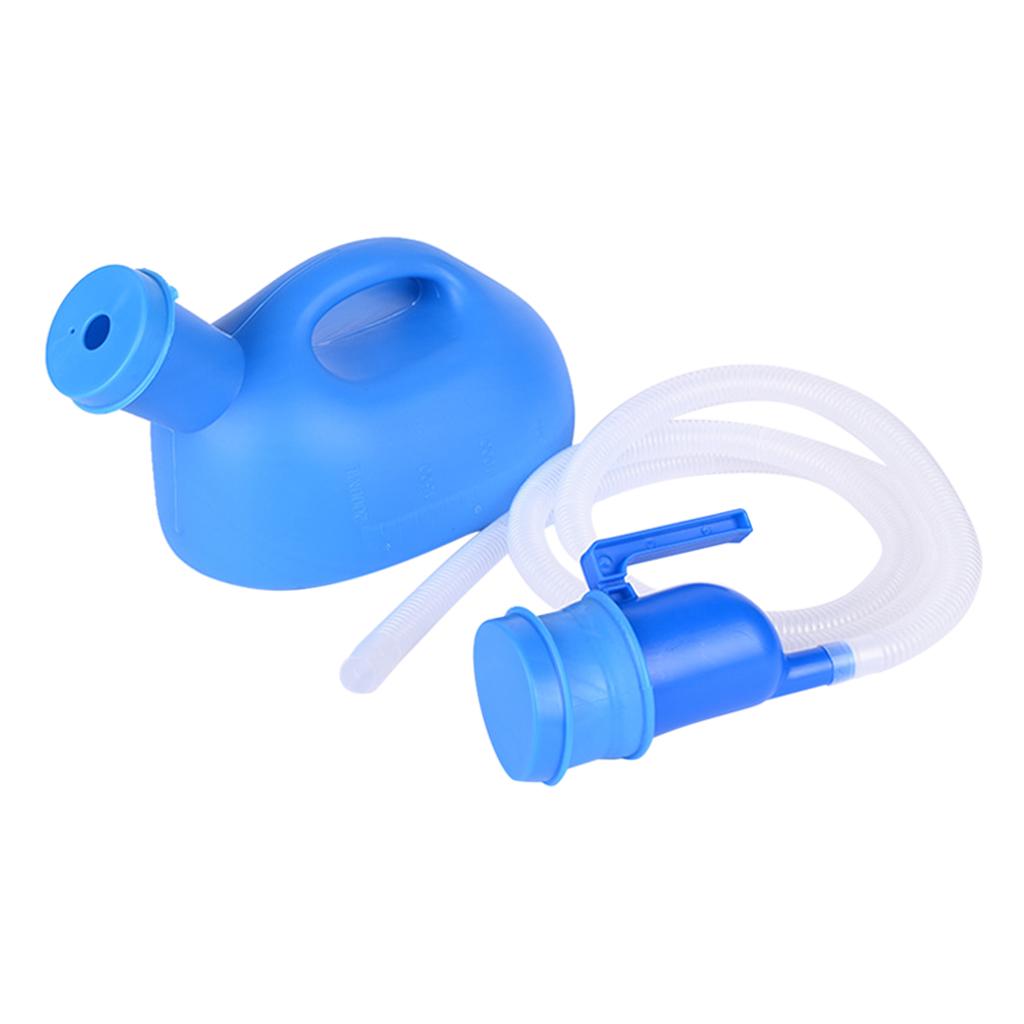 2000ml Urinal Bottle with 1.6M Tube Emergency Funnel for Wheelchair men