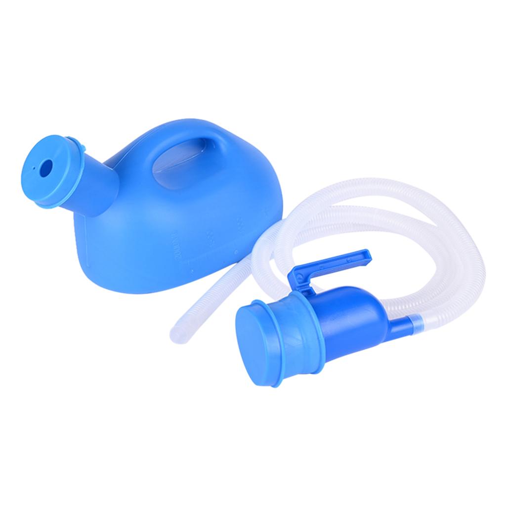 2000ml Urinal Bottle with 1.6M Tube Emergency Funnel for Wheelchair men