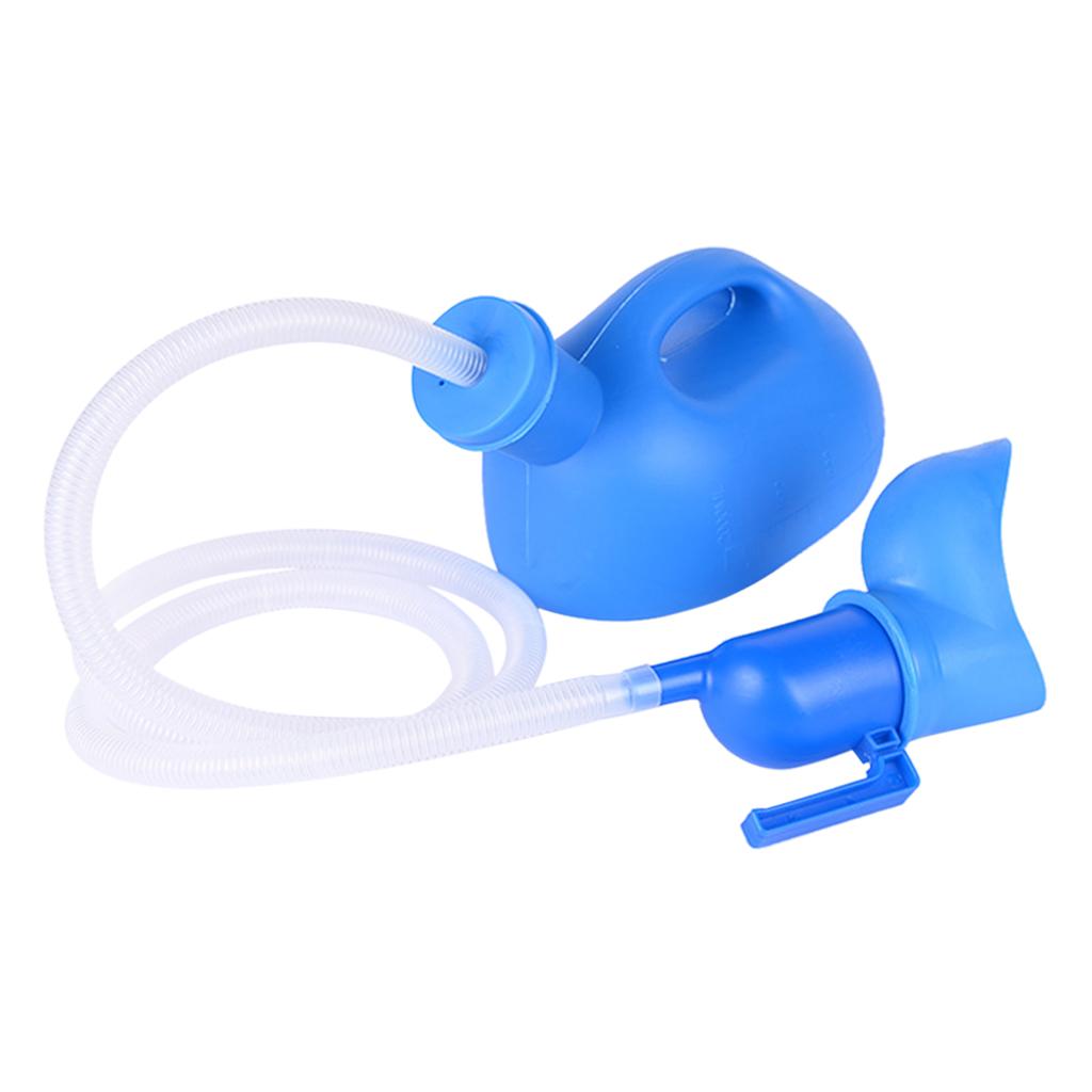 2000ml Urinal Bottle with 1.6M Tube Emergency Funnel for Wheelchair women