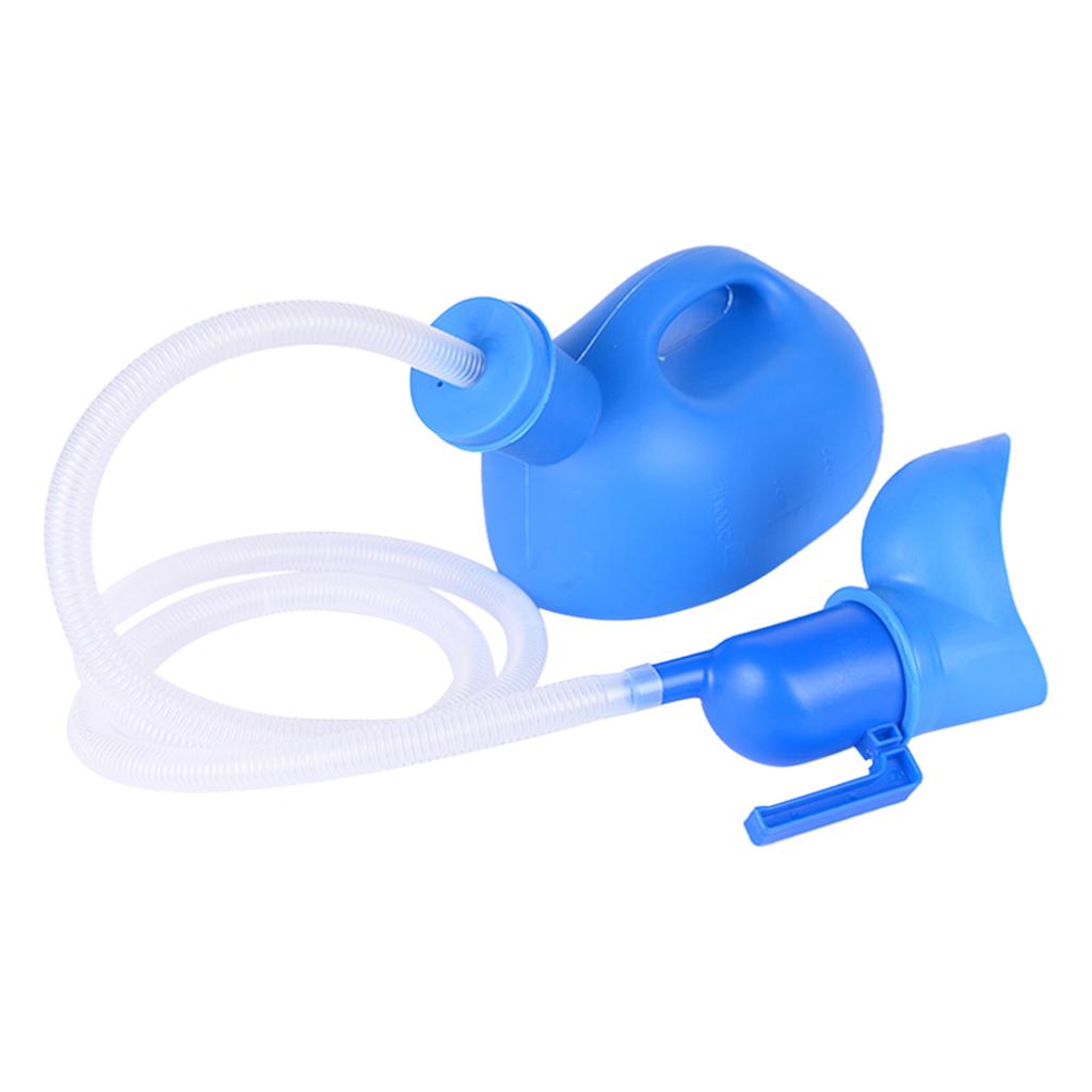 2000ml Urinal Bottle with 1.6M Tube Emergency Funnel for Wheelchair women