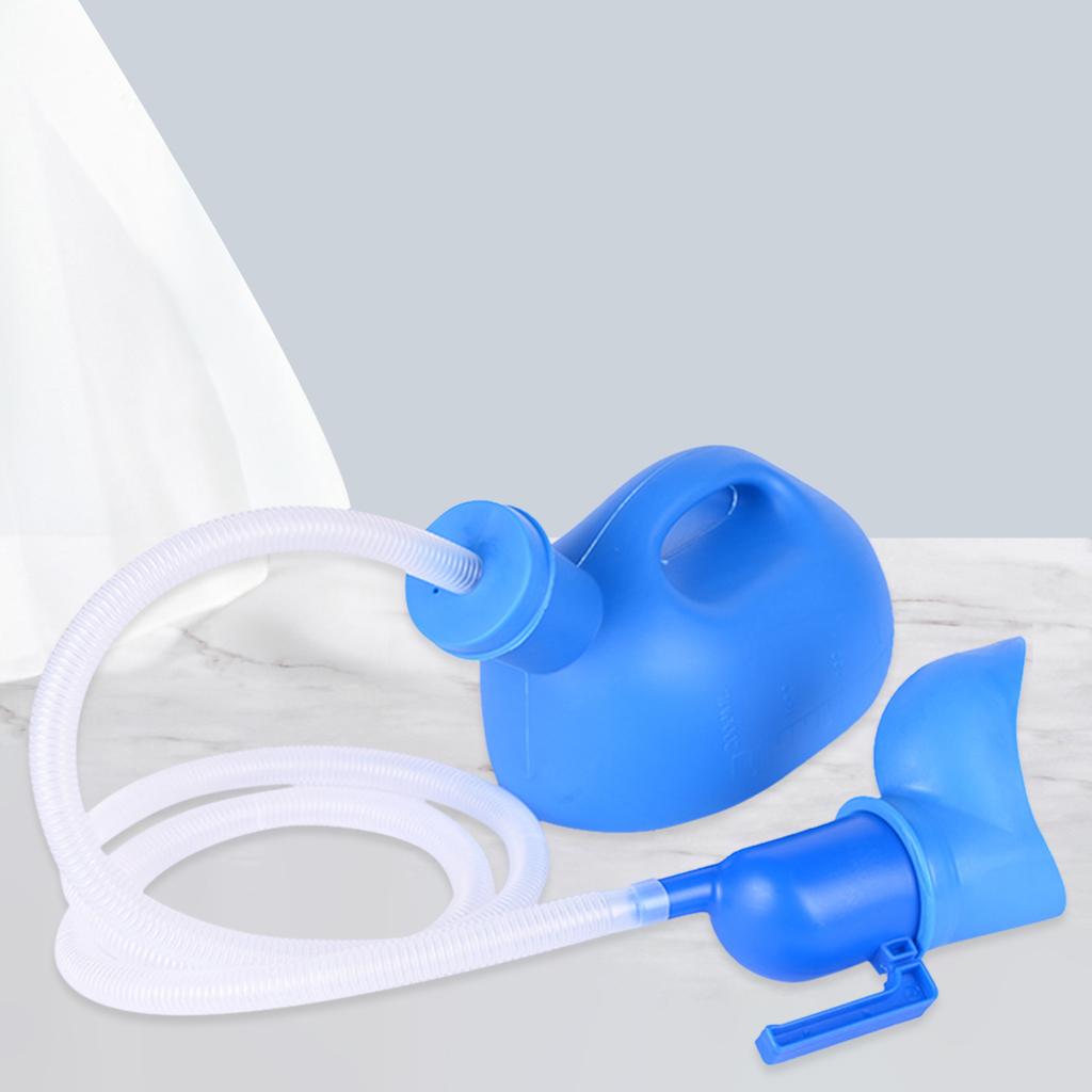 2000ml Urinal Bottle with 1.6M Tube Emergency Funnel for Wheelchair women