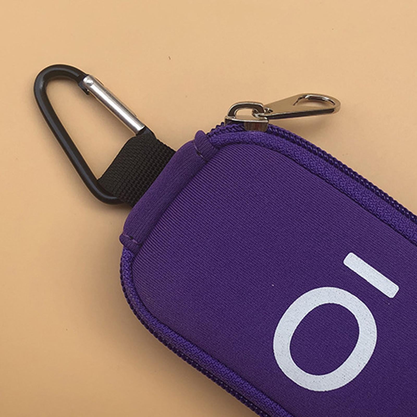 Essential Oil Storage Bag 10Slots 1-3ml for Accessories Aromatherapy Travel Purple
