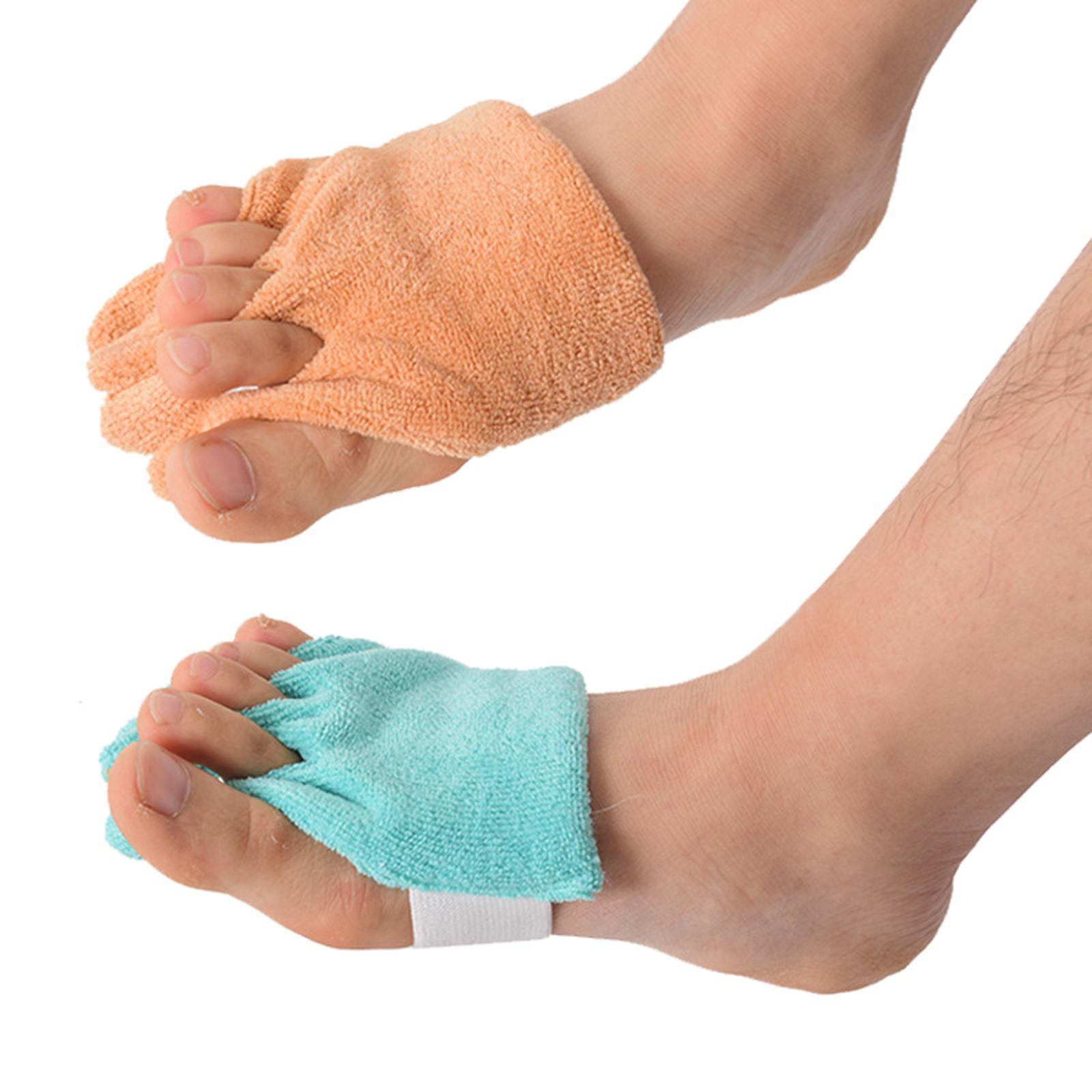 Toe Separator Easy Dry Caring Accessory for Bedridden Patients Elders Green