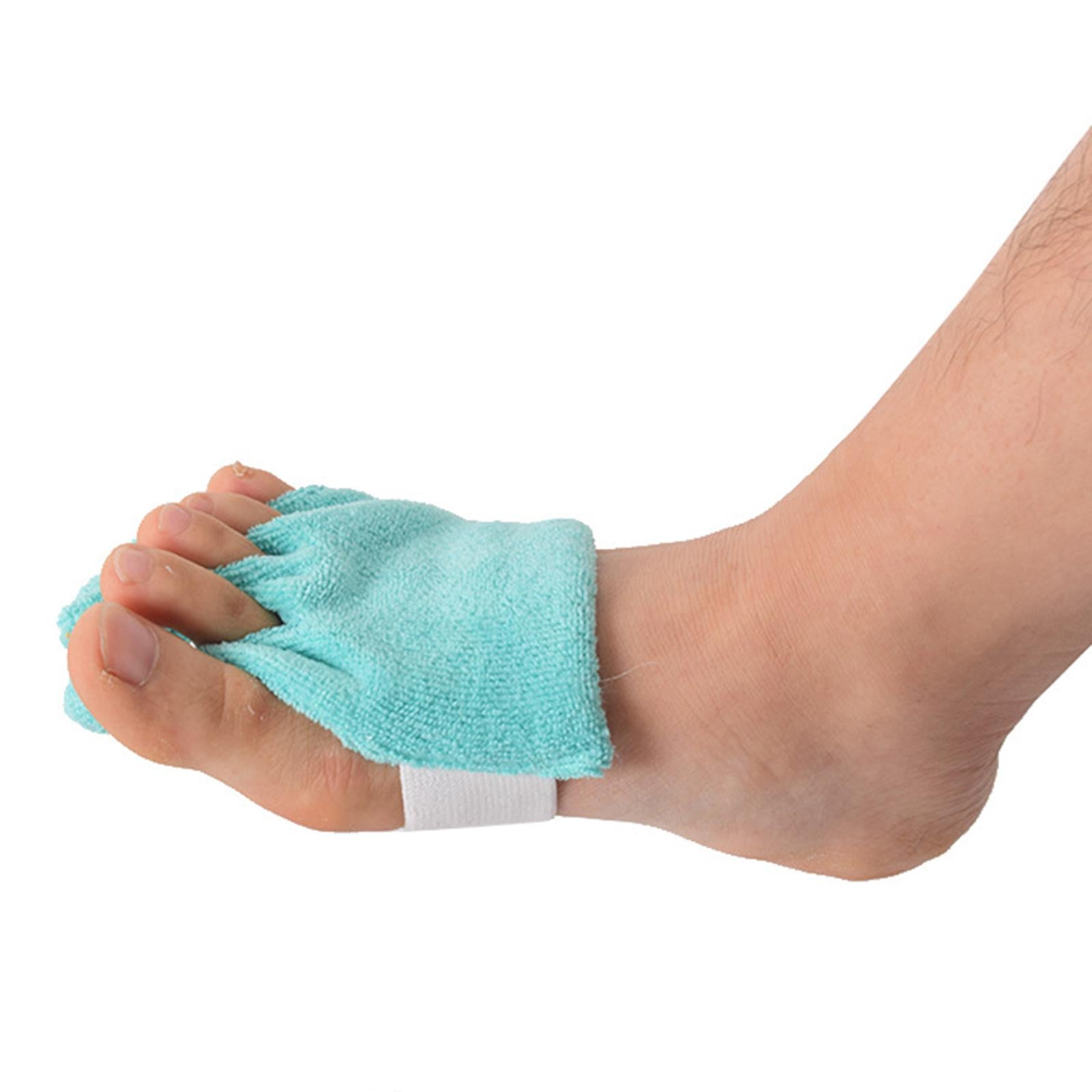 Toe Separator Easy Dry Caring Accessory for Bedridden Patients Elders Green