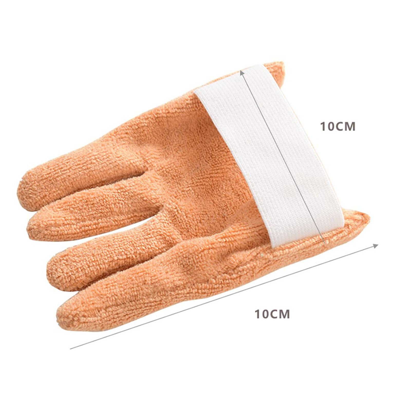 Toe Separator Easy Dry Caring Accessory for Bedridden Patients Elders Orange