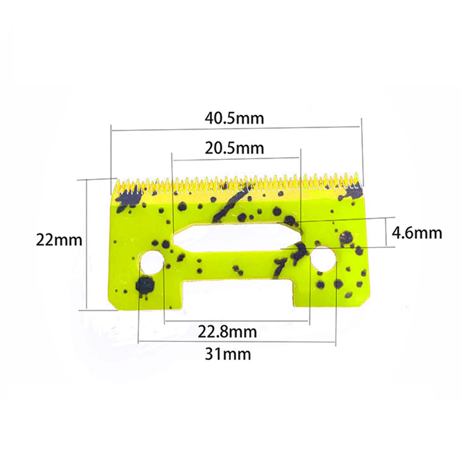 Colourful 2-Hole Clipper Ceramic Blade Cutter for Wahl 8148 Yellow