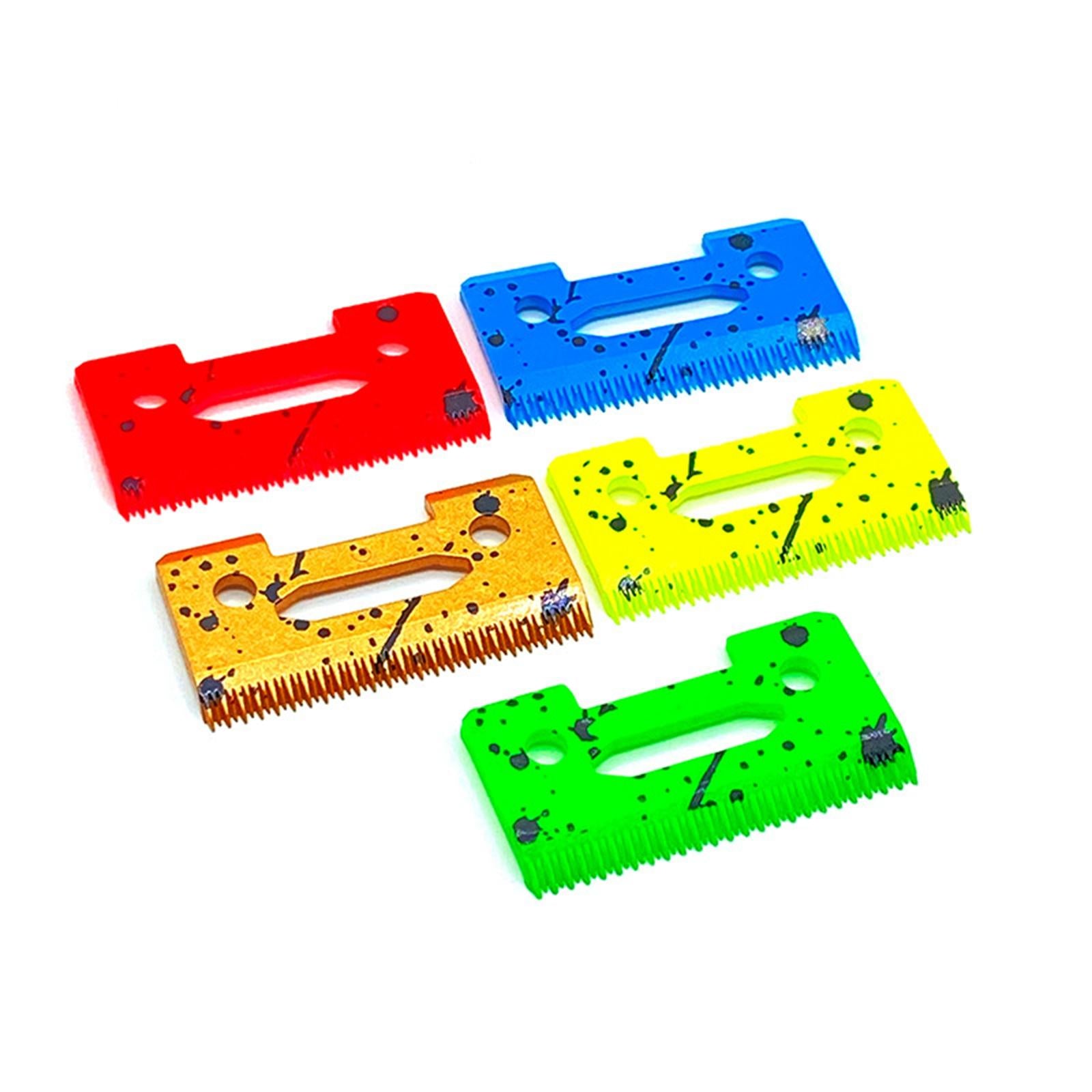 Colourful 2-Hole Clipper Ceramic Blade Cutter for Wahl 8148 Red