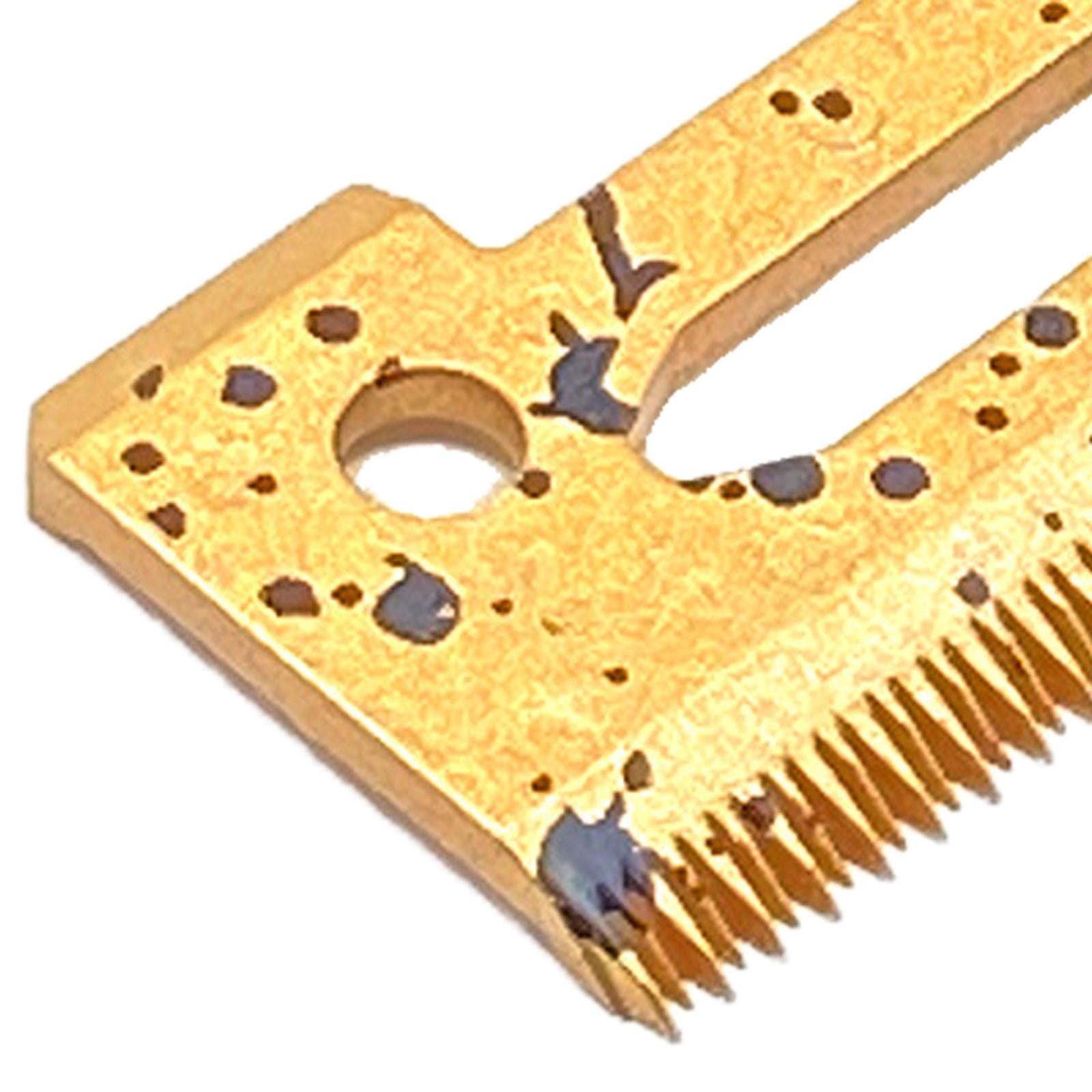 Colourful 2-Hole Clipper Ceramic Blade Cutter for Wahl 8148 Golden