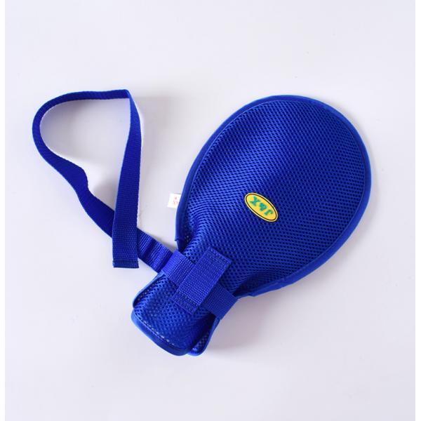 Safety Restraint Mitts Gloves Breathable for Elderly Adults Caretakers Blue