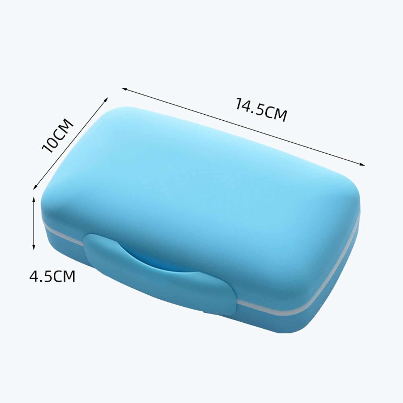 7 Days Medicine Container Holder Tablet Pill Sorter Case Organizer blue