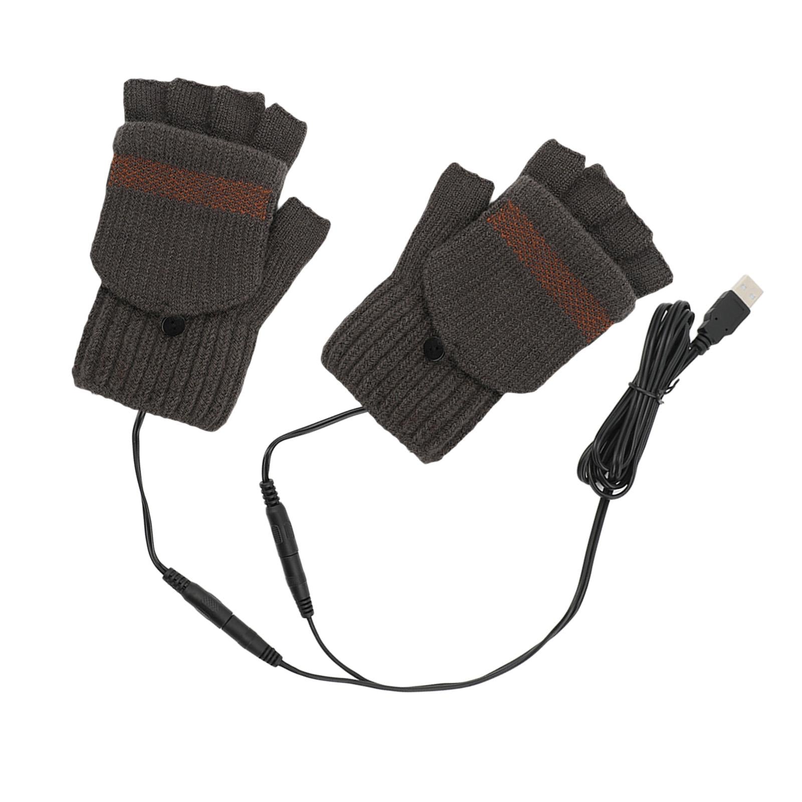 USB Heated Gloves for Winter coffee Single side unadjust temperature