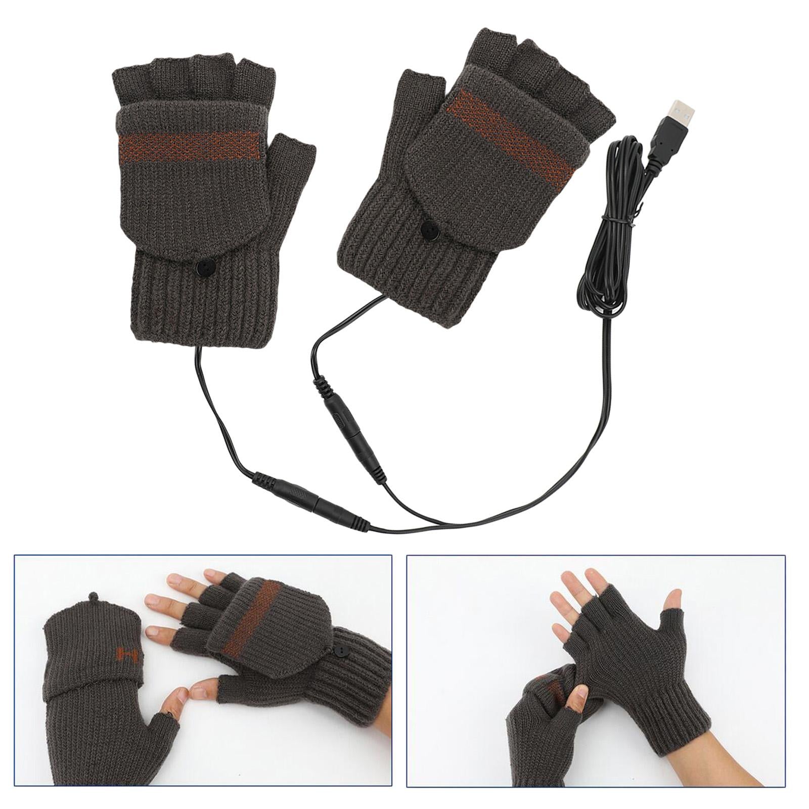 USB Heated Gloves for Winter coffee Single side unadjust temperature