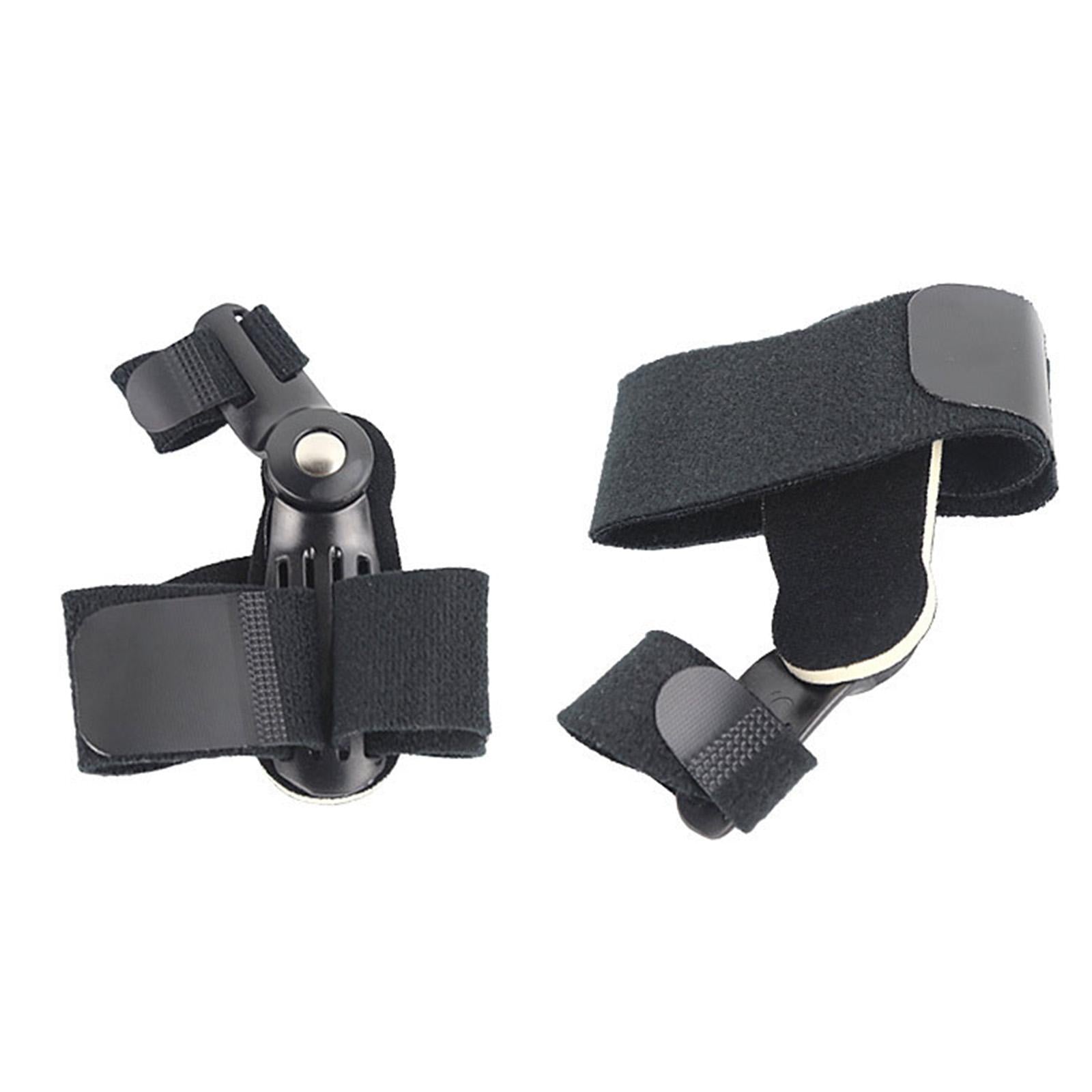 Big Toe Splint Straightener Thick Adjustable for Hallux Valgus Black