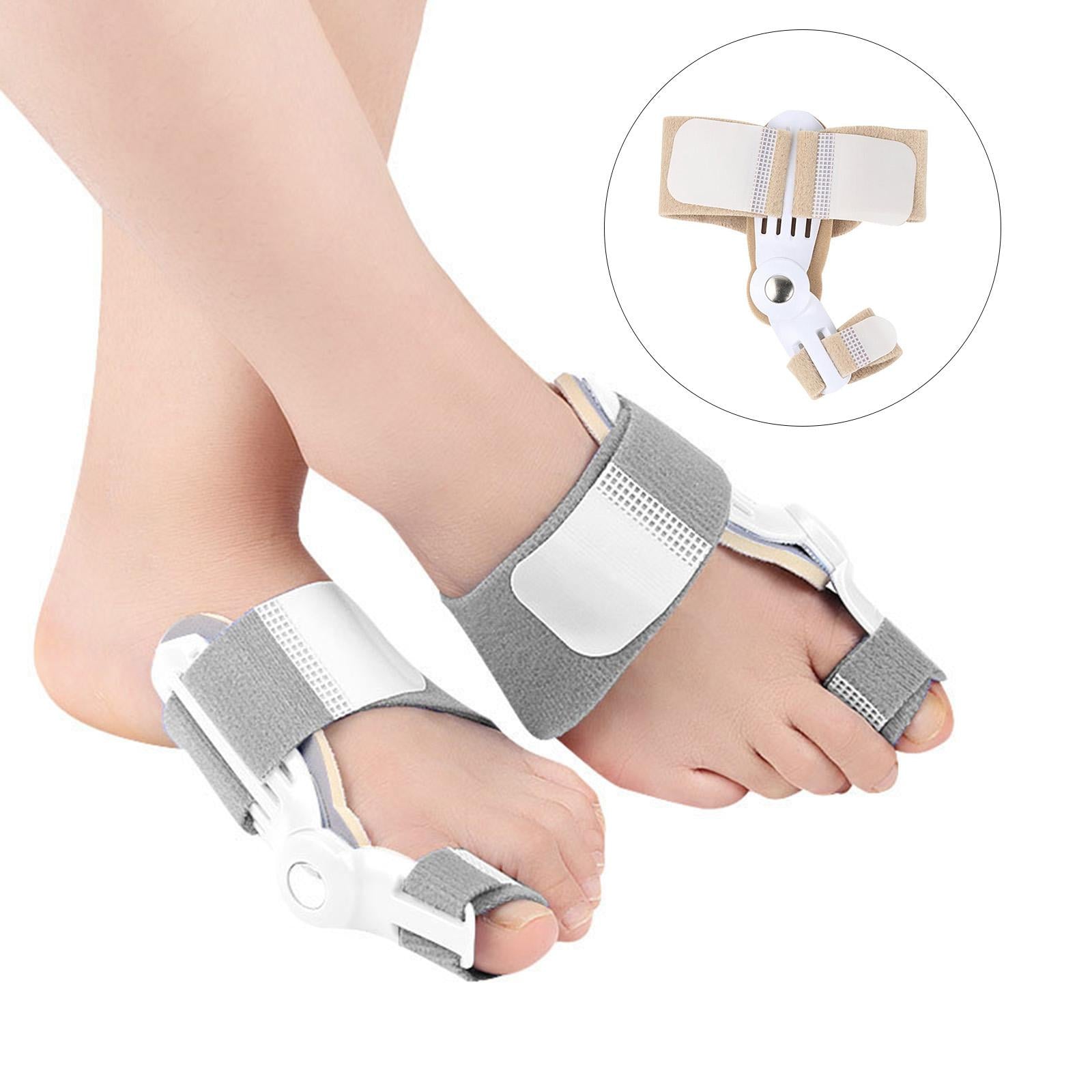 Big Toe Splint Straightener Thick Adjustable for Hallux Valgus Fleshcolor