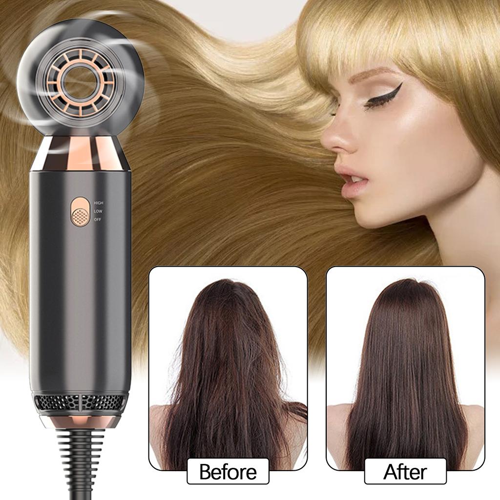 Portable Hair Dryer Professional Hammer for Beauty No Hair Damage Salon