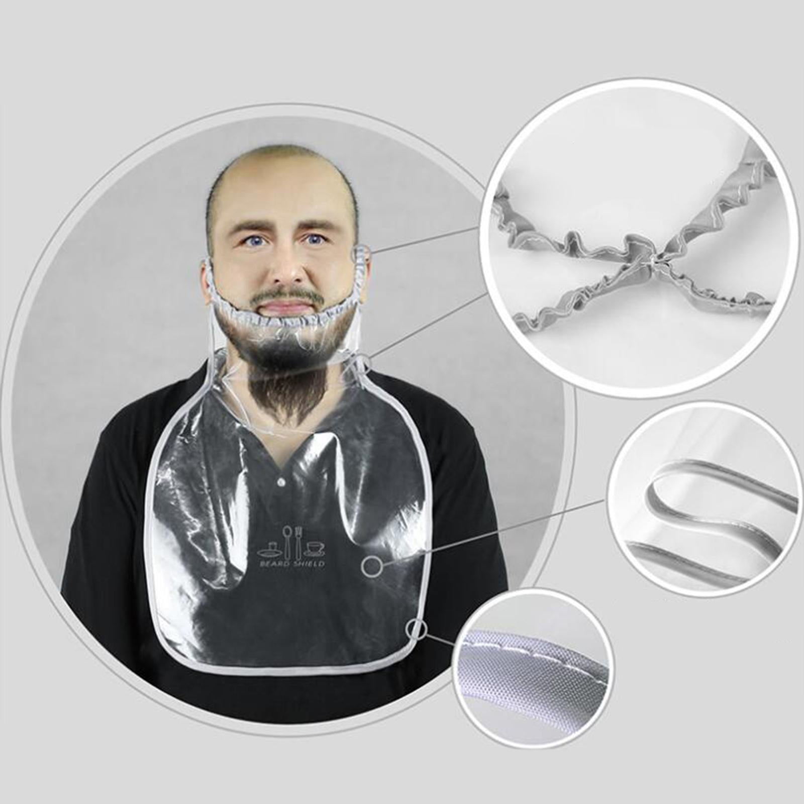 Beard Dining Protective Cover Antifouling Protable Adjustable Strap for Men