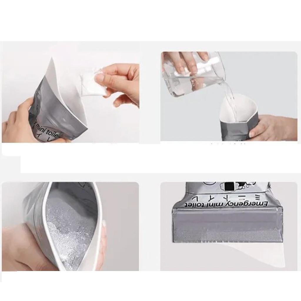 4Pcs Disposable Urine Bags, Camping Pee Bags Toilet ,for Children Outdoor
