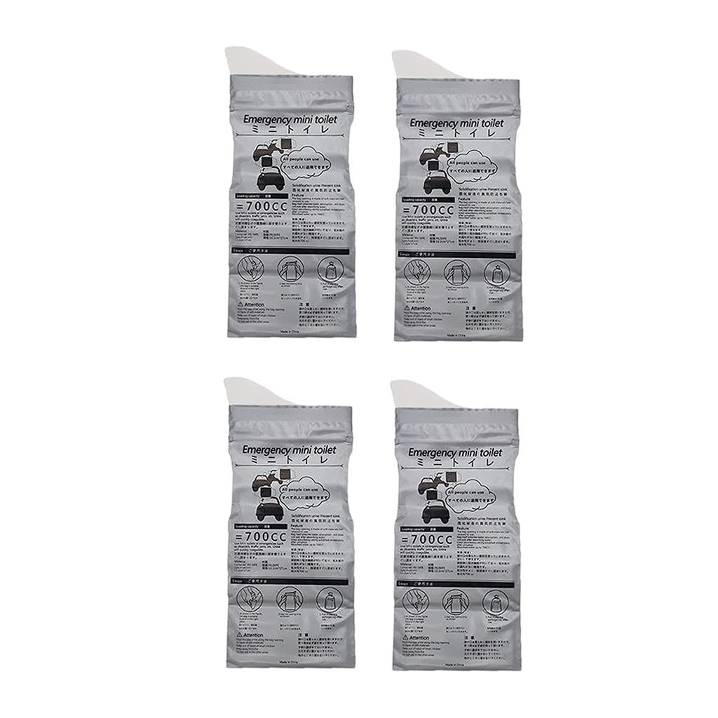 4Pcs Disposable Urine Bags, Camping Pee Bags Toilet ,for Children Outdoor