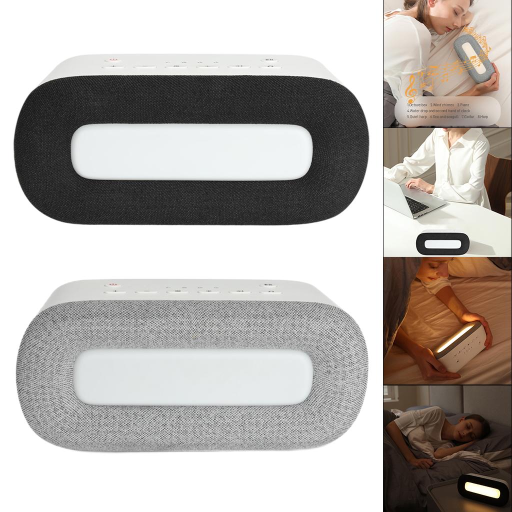 Noise Machine Auto-Off Timer Rechargeable Portable for Baby Office White