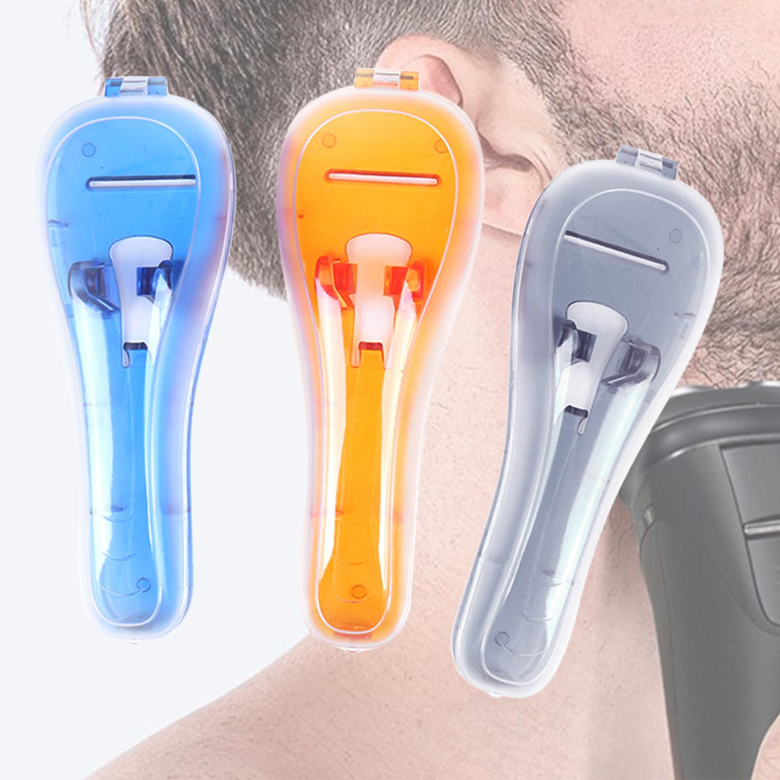 Manual Razor Case Men Travel Organizer Shower Razor Holder Protector Orange