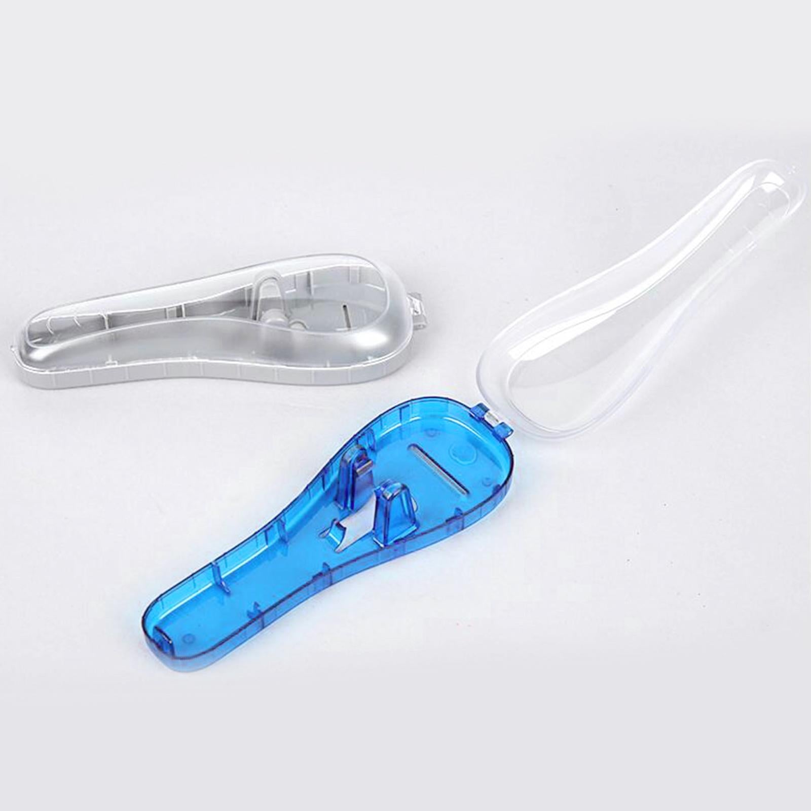 Manual Razor Case Men Travel Organizer Shower Razor Holder Protector Blue