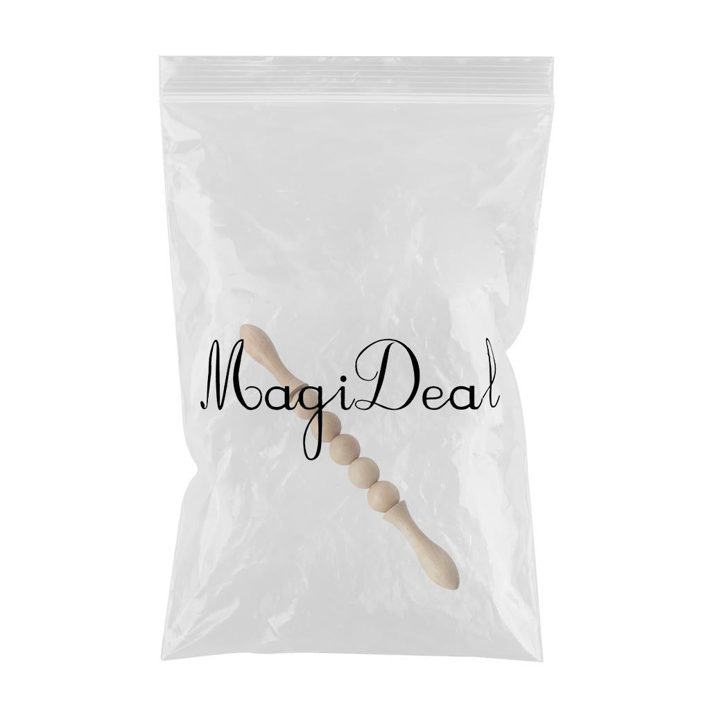 Wood Therapy Massage Tool Manual Body Sculpting Beech for Neck Back Women