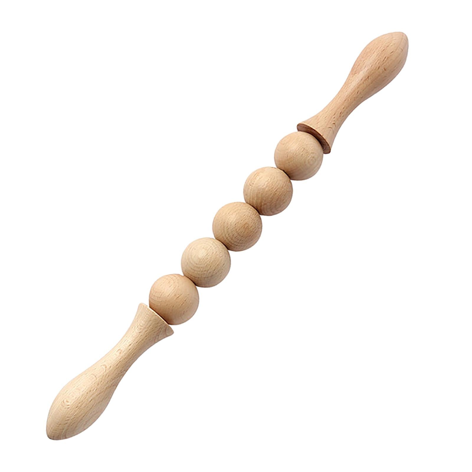Wood Therapy Massage Tool Manual Body Sculpting Beech for Neck Back Women