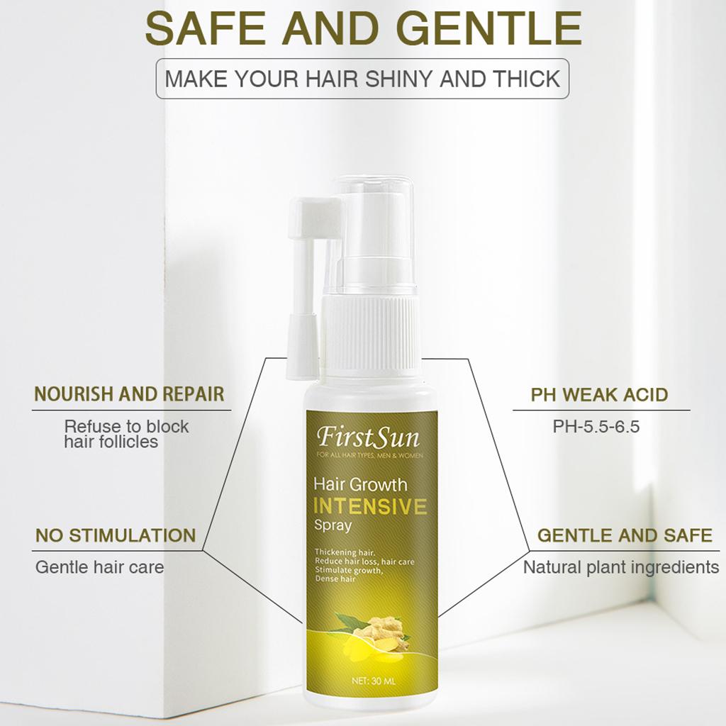 30ml Hair Growth Intensive Spray Hair Care Reducen Hair Loss Women Men