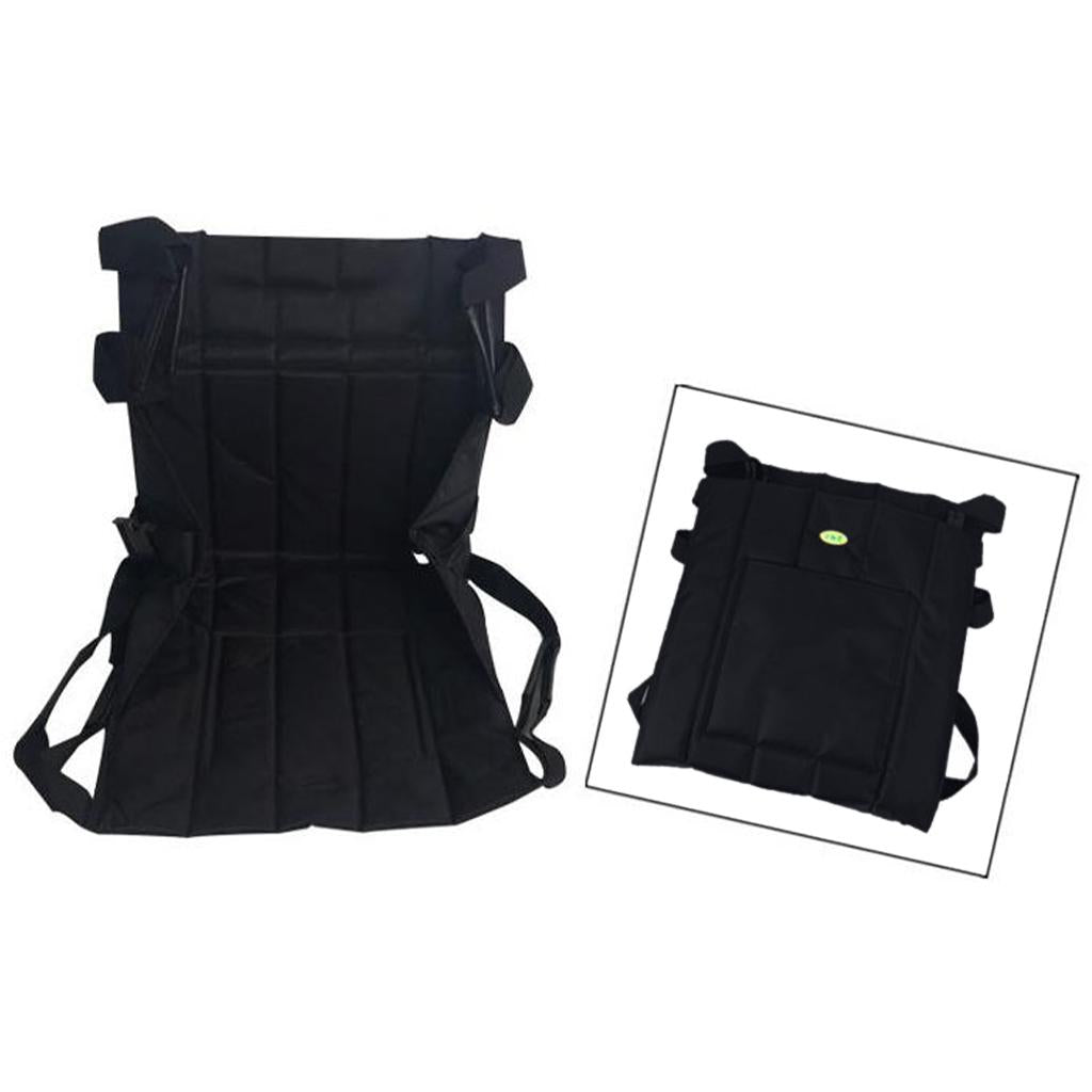 Patient Elderly Padded Bed Transfer Nursing Sling for Bed Anti-Bedsore Black