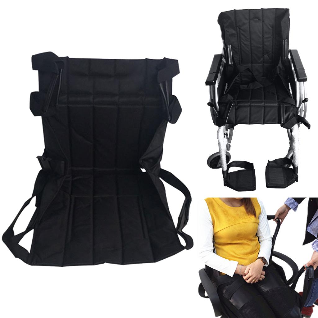 Patient Elderly Padded Bed Transfer Nursing Sling for Bed Anti-Bedsore Black