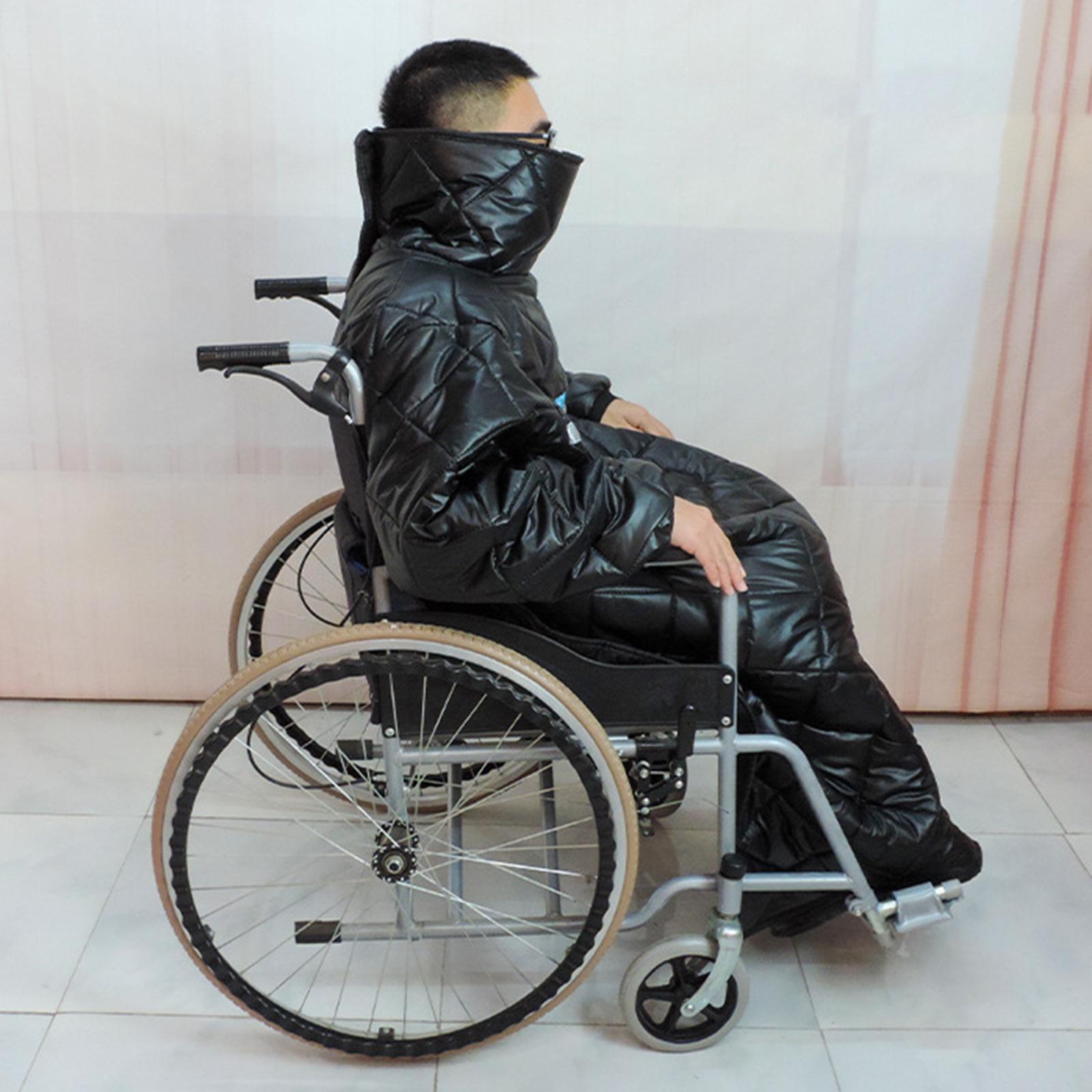 Wheelchair Blanket Waterproof with Pocket Cosy for Elderly for Wheelchairs Full Cover L
